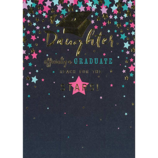 Picture of DAUGHTER GRADUATION WISH CARD